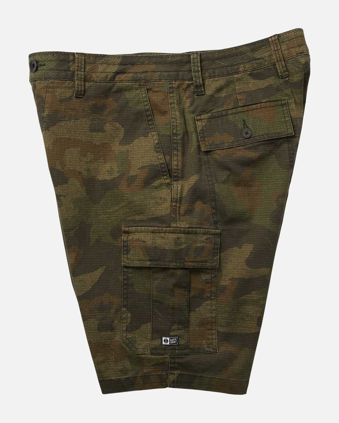 Camo Salty Crew Trooper Ripstop Cargo Short | 48VXBQCRF