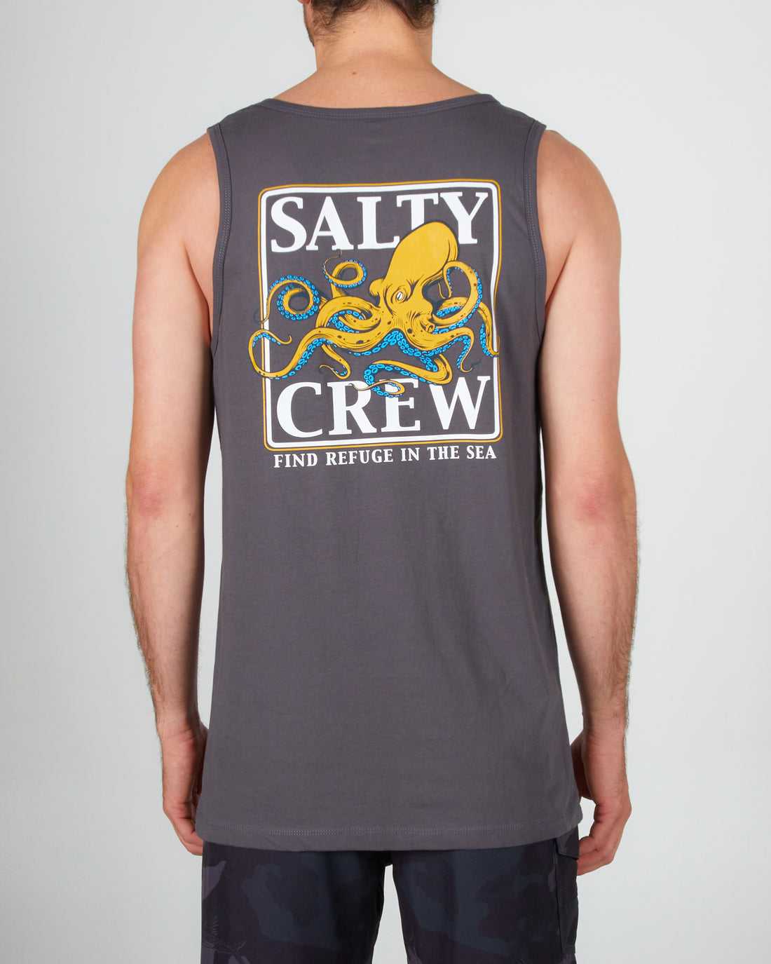 Charcoal Salty Crew Ink Slinger Tank | 72FOYLQUN