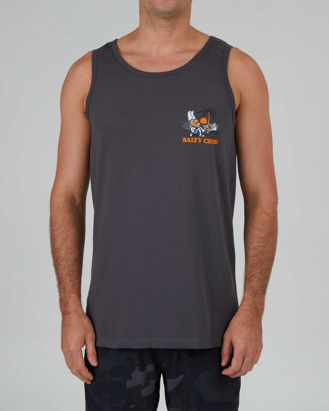 Charcoal Salty Crew Siesta Tank | 67QSWNVKZ