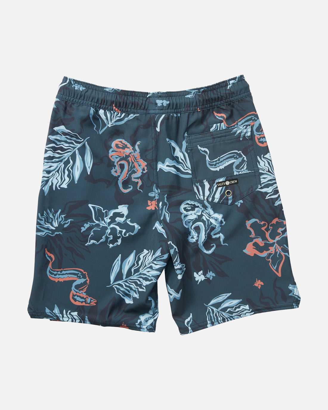 Dark Slate Salty Crew Lowtide Elastic Boardshort | 72XYWGMEL