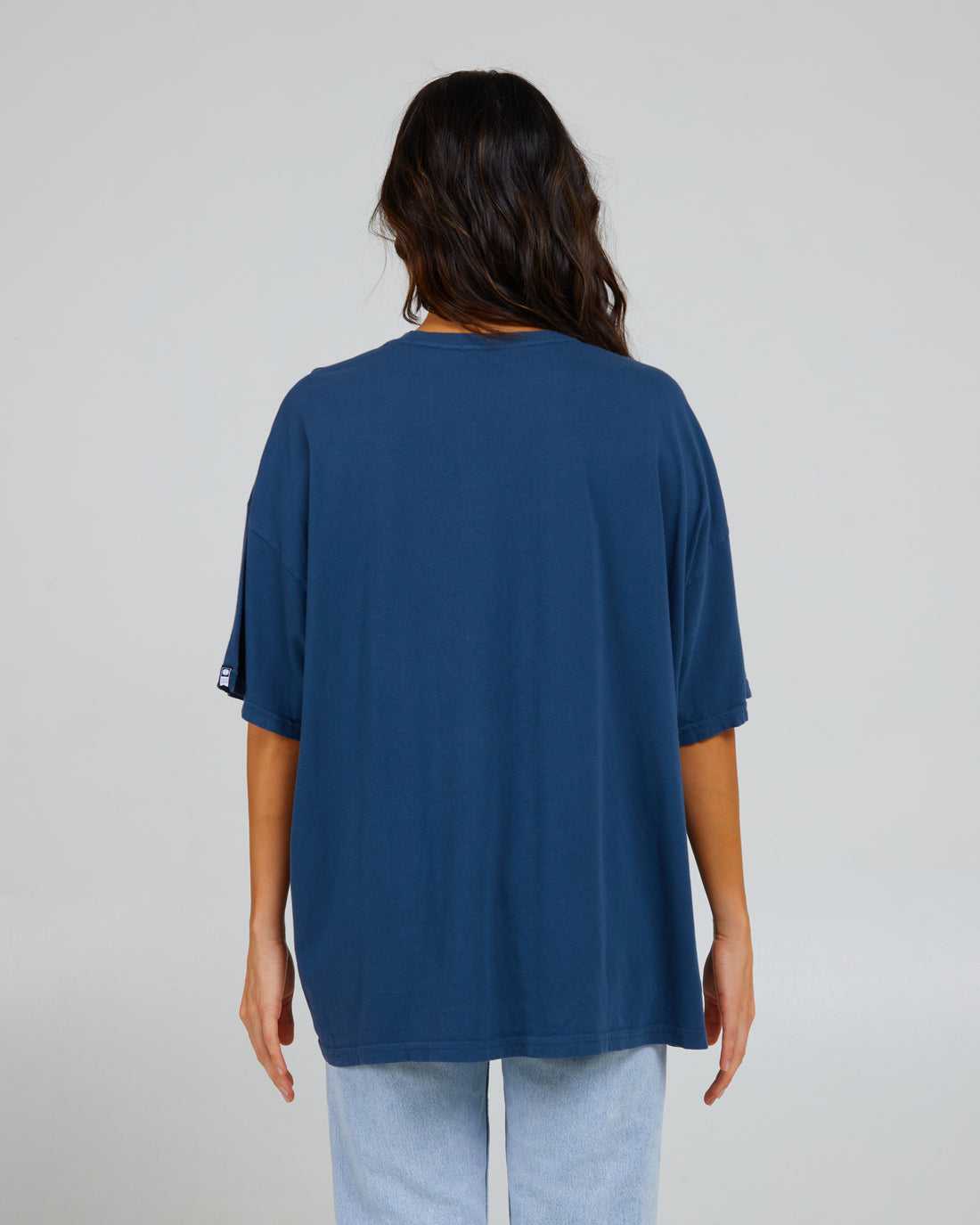 Denim Salty Crew Big Wave Cover Up Tee | 49VGNKTDJ