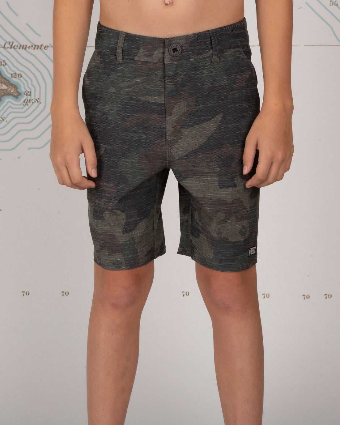 Drifter 2 Camo Boys Hybrid Walkshorts Salty Crew Drifter 2 Hybrid Short | 98ZPENCMR