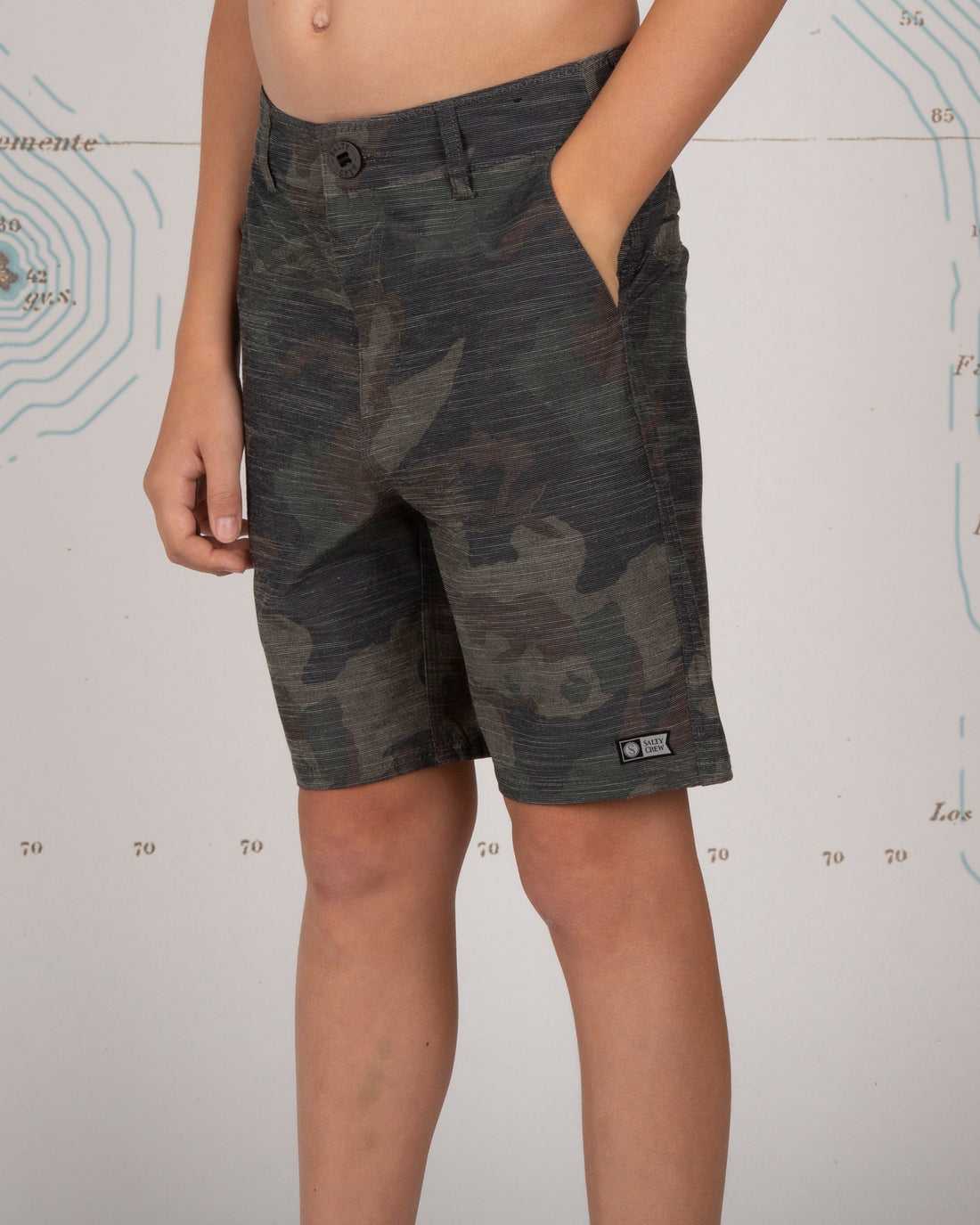 Drifter 2 Camo Boys Hybrid Walkshorts Salty Crew Drifter 2 Hybrid Short | 98ZPENCMR