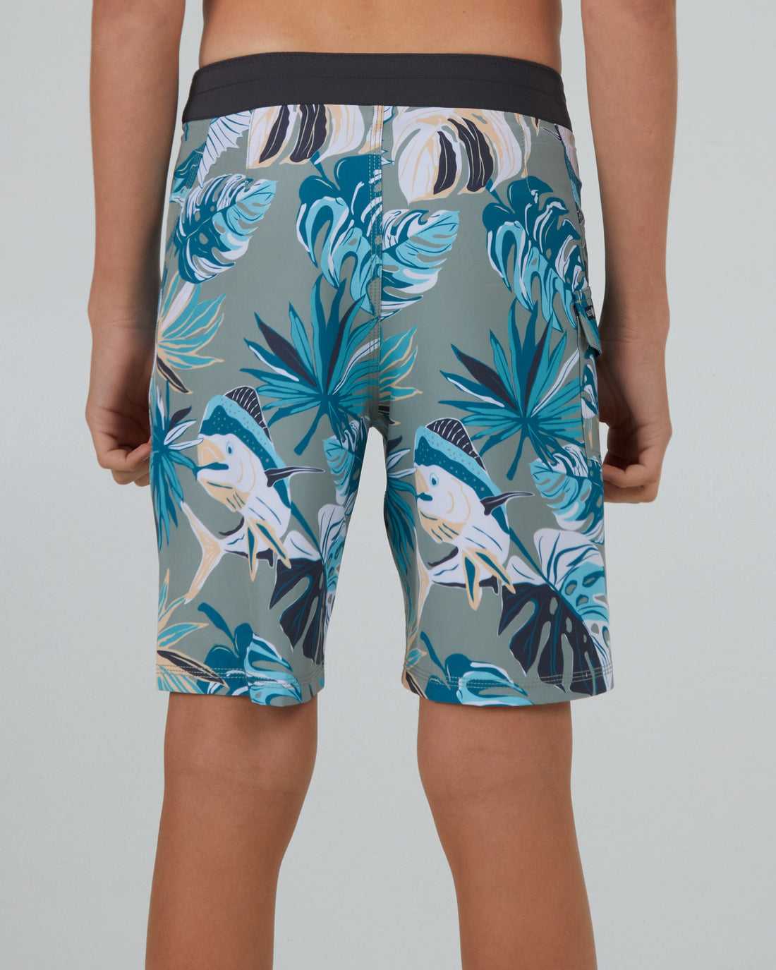 Dusty Sage Salty Crew Lowtide Boardshort | 13VHZEFXC