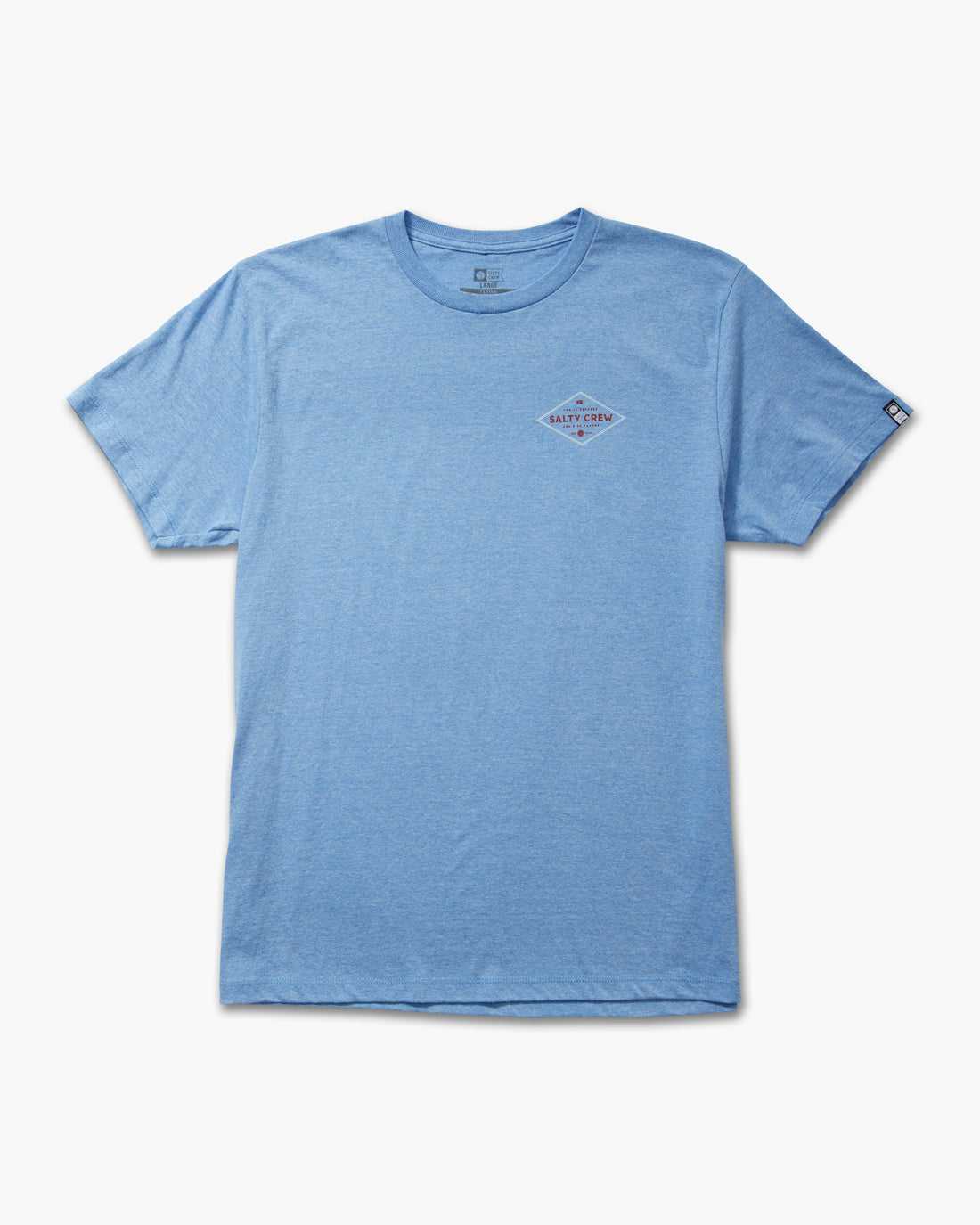 Light Blue Heather Salty Crew Double Diamond Classic Tee | 26SGWAEDM