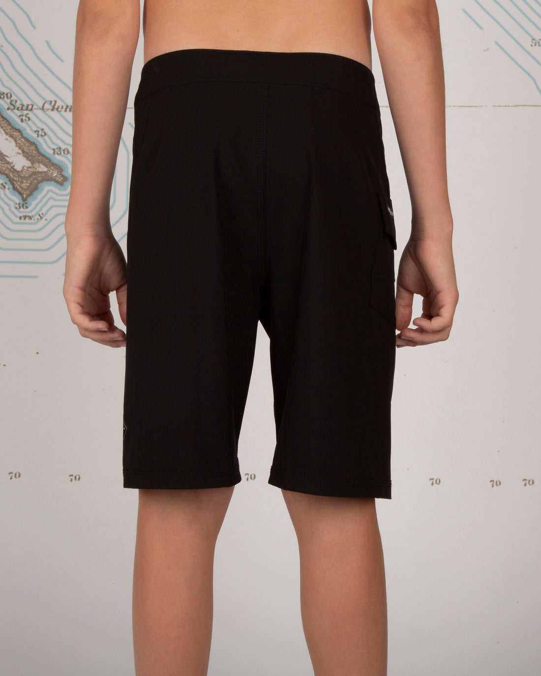 Lowtide Black Boys Boardshorts Salty Crew Lowtide Boardshort | 18FWZGAOI