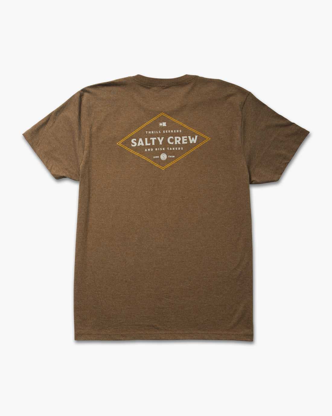 MOCHA HEATHER Salty Crew Double Diamond Classic Tee | 02AKTIECN