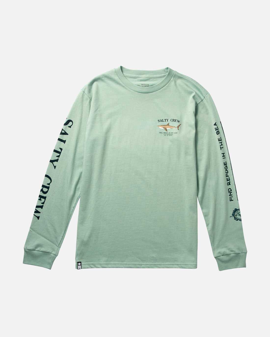 Mackerel Salty Crew Bruce L/S Tee | 02IOHFBTX