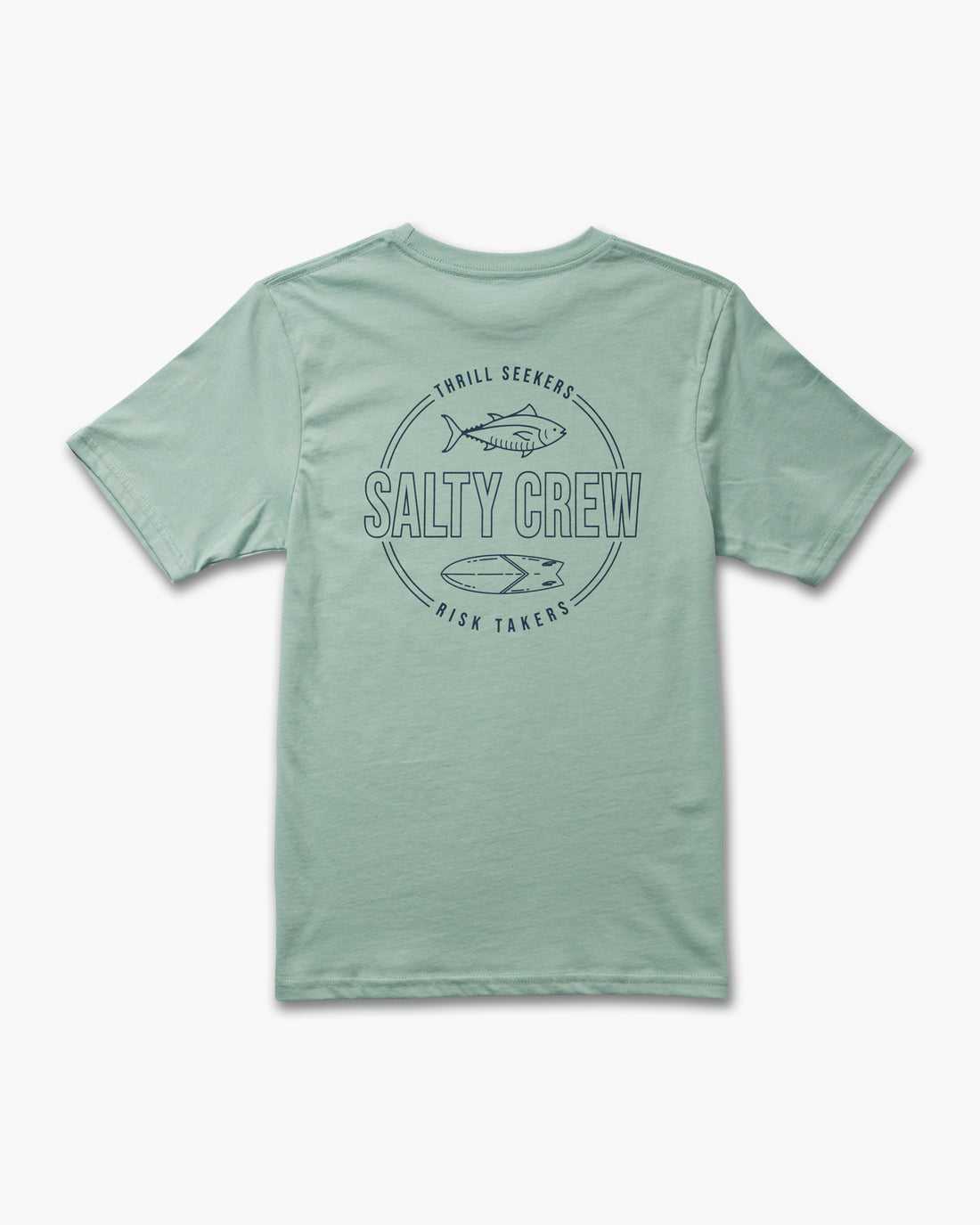 Mackerel Salty Crew Outlined Tee | 94ENKQBZY