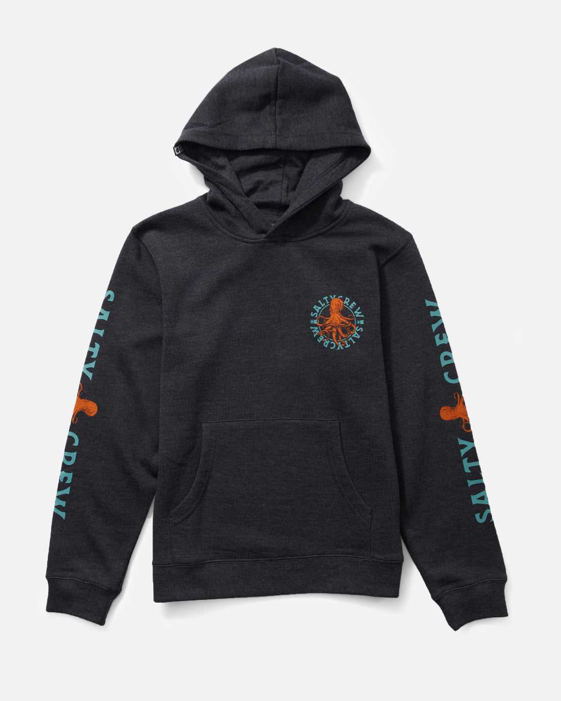 Navy Heather Salty Crew Tentacles Fleece Hoodie | 50FKYJTNA