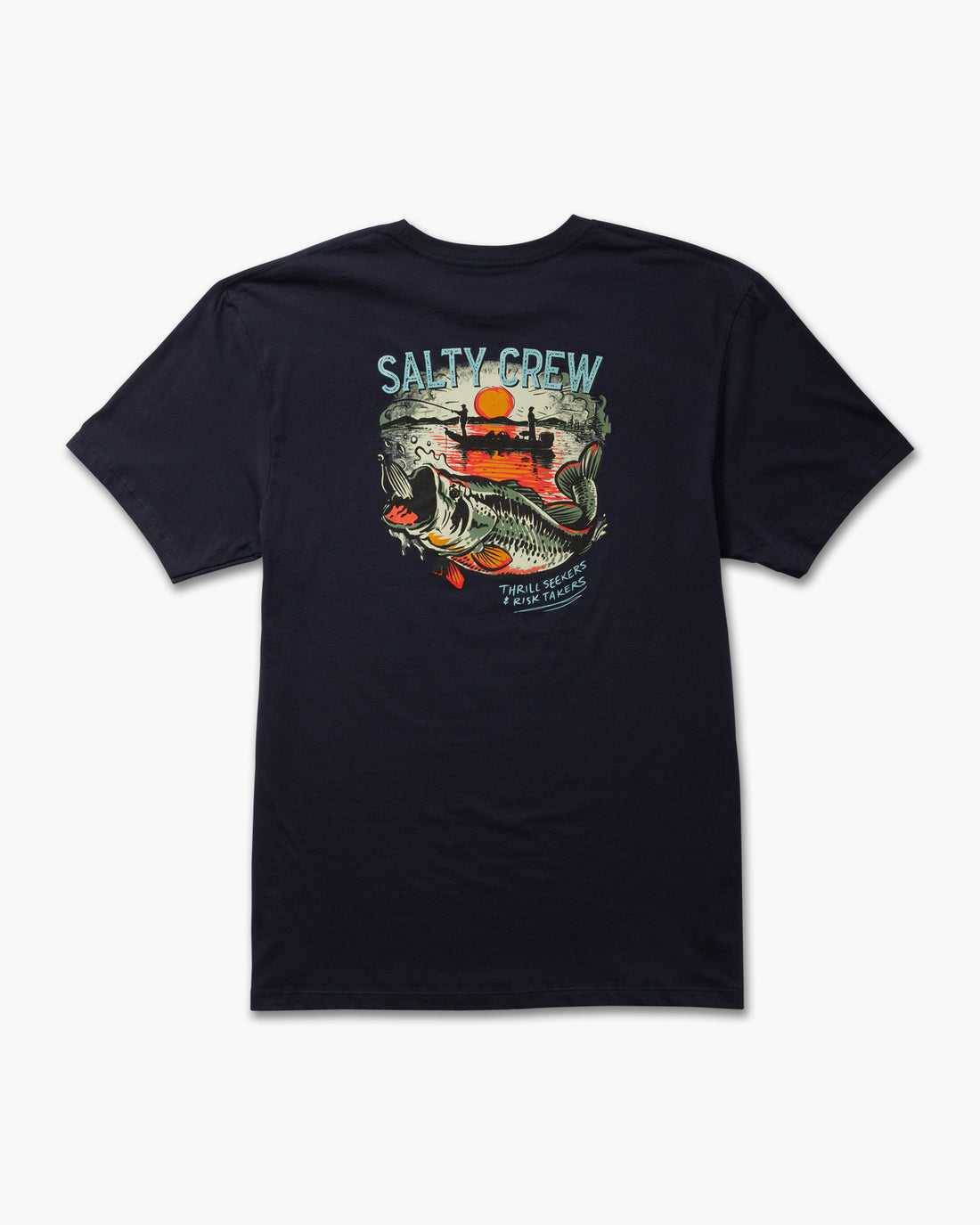 Navy Salty Crew Striker Premium Tee | 78HTOQKSD