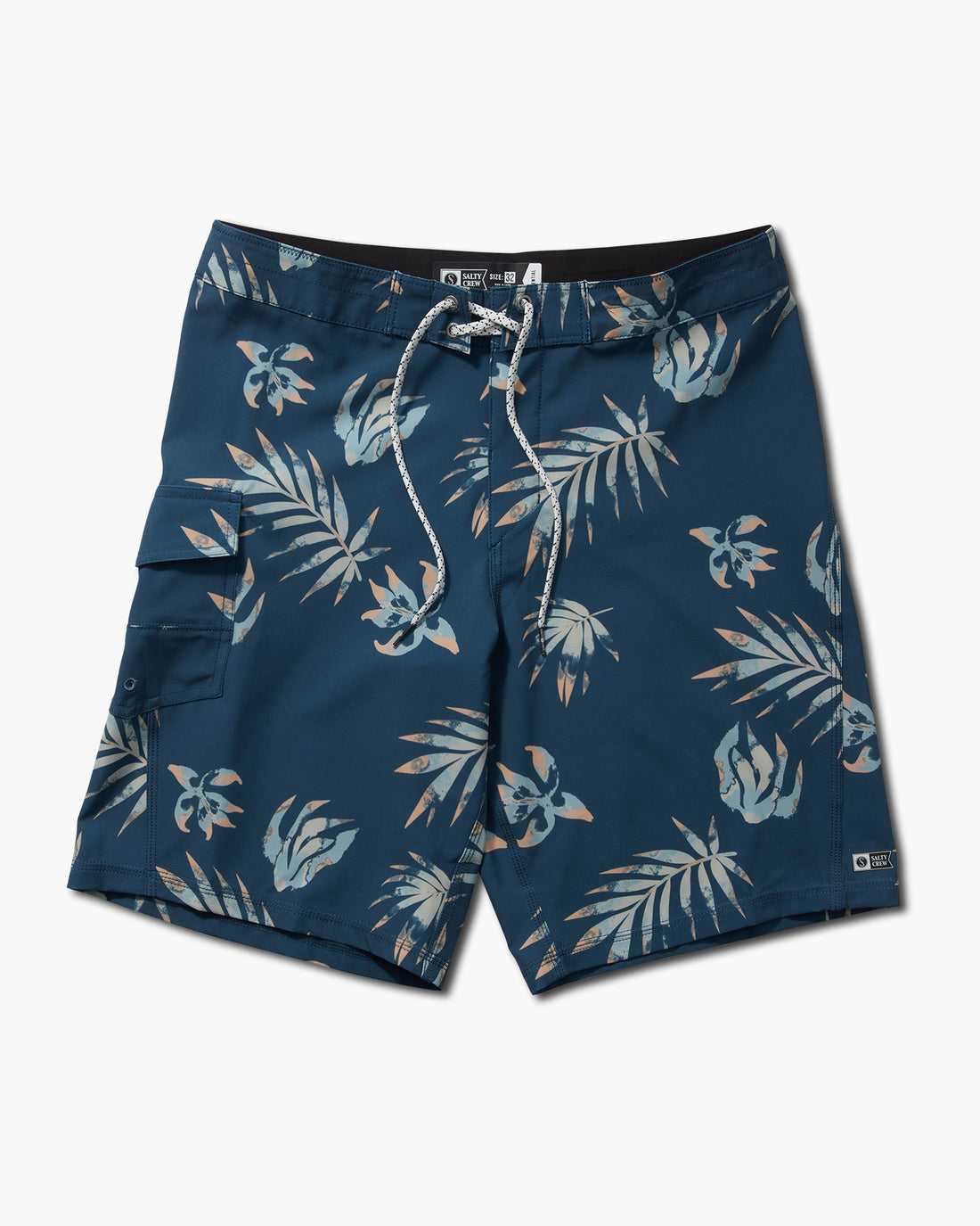 New Navy Salty Crew Lowtide Boardshort | 32KDSLUHZ