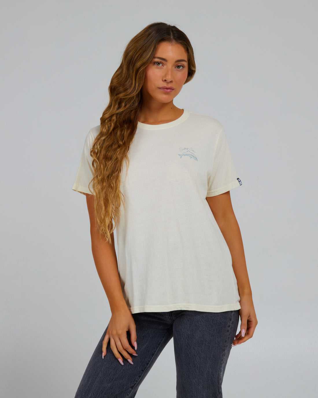 Off White Salty Crew Love Bite Boyfriend Tee | 94CGZDFPQ