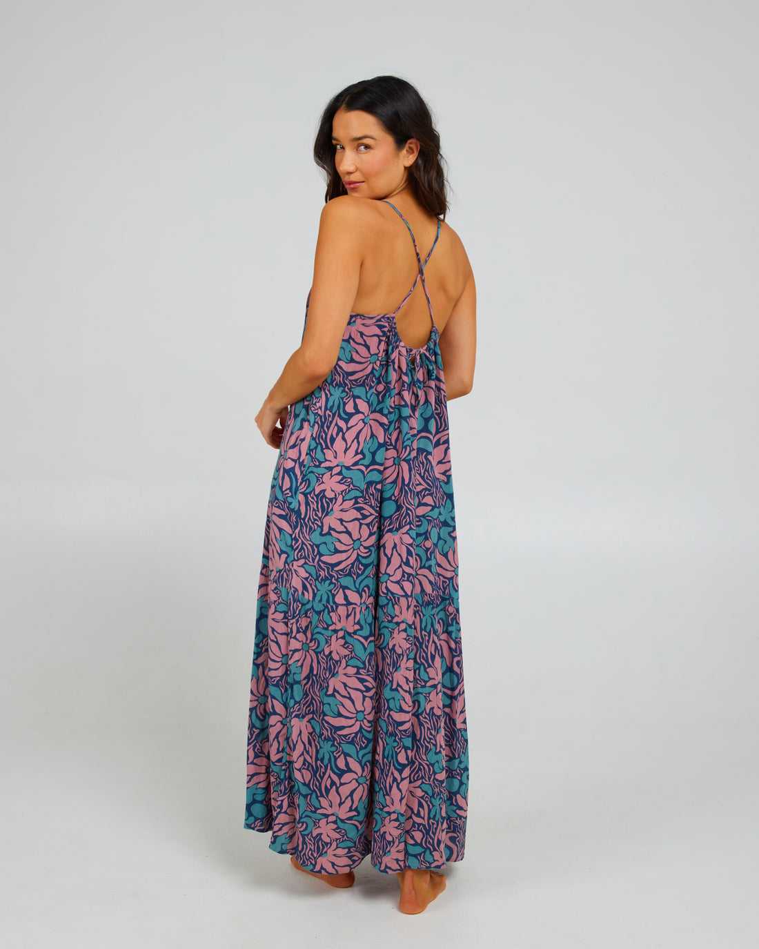 Rose Salty Crew Baja Maxi Dress | 30OXVWJFG