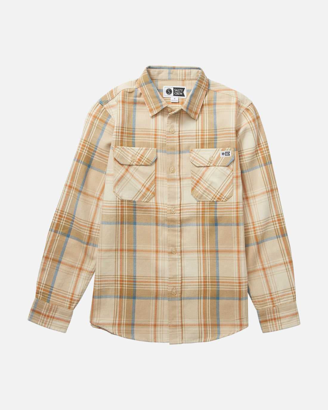 Sandstone Salty Crew Daybreak Flannel | 85TDAIPWM