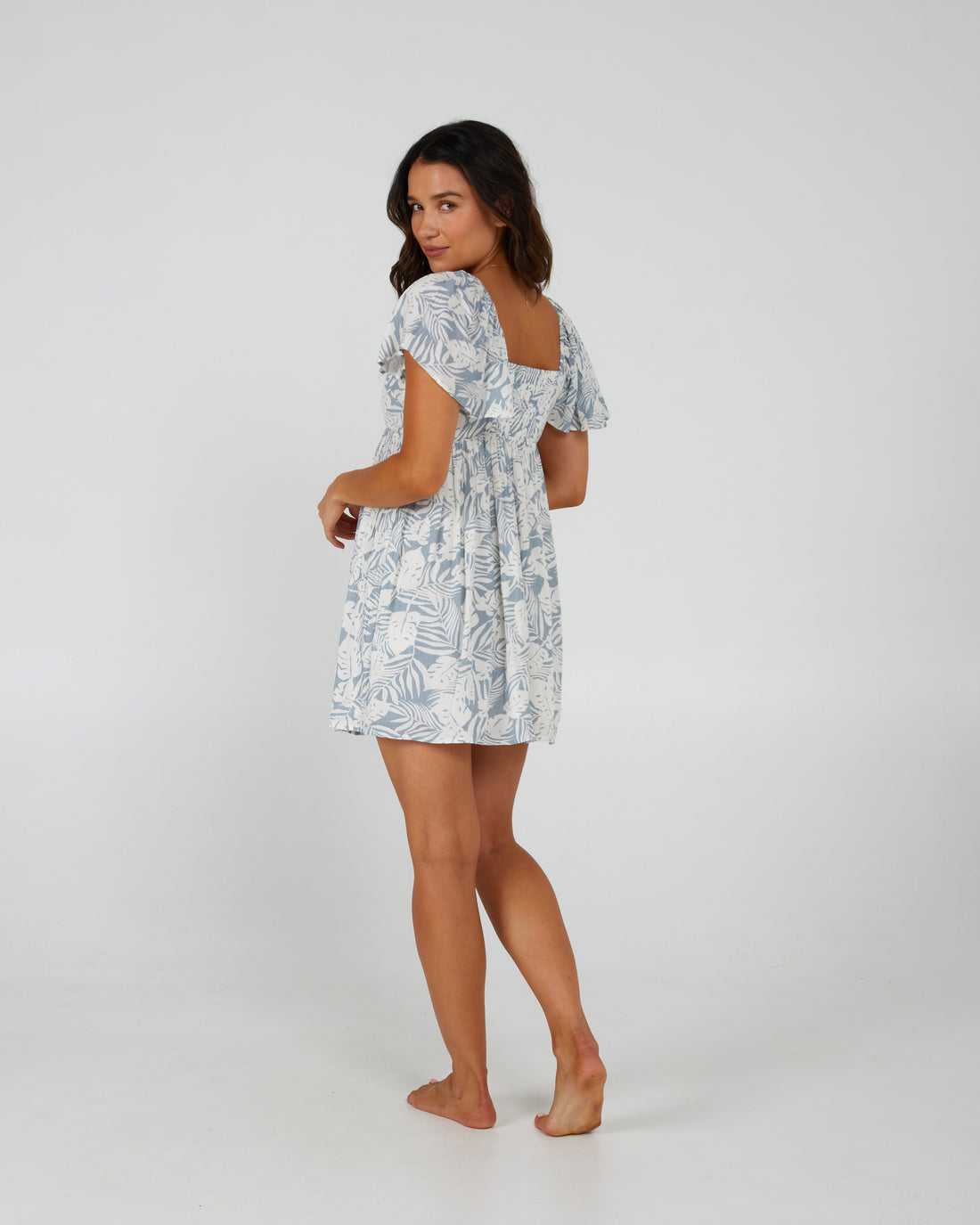 Sea Blue Salty Crew Mainland Dress | 57BEQRLTC