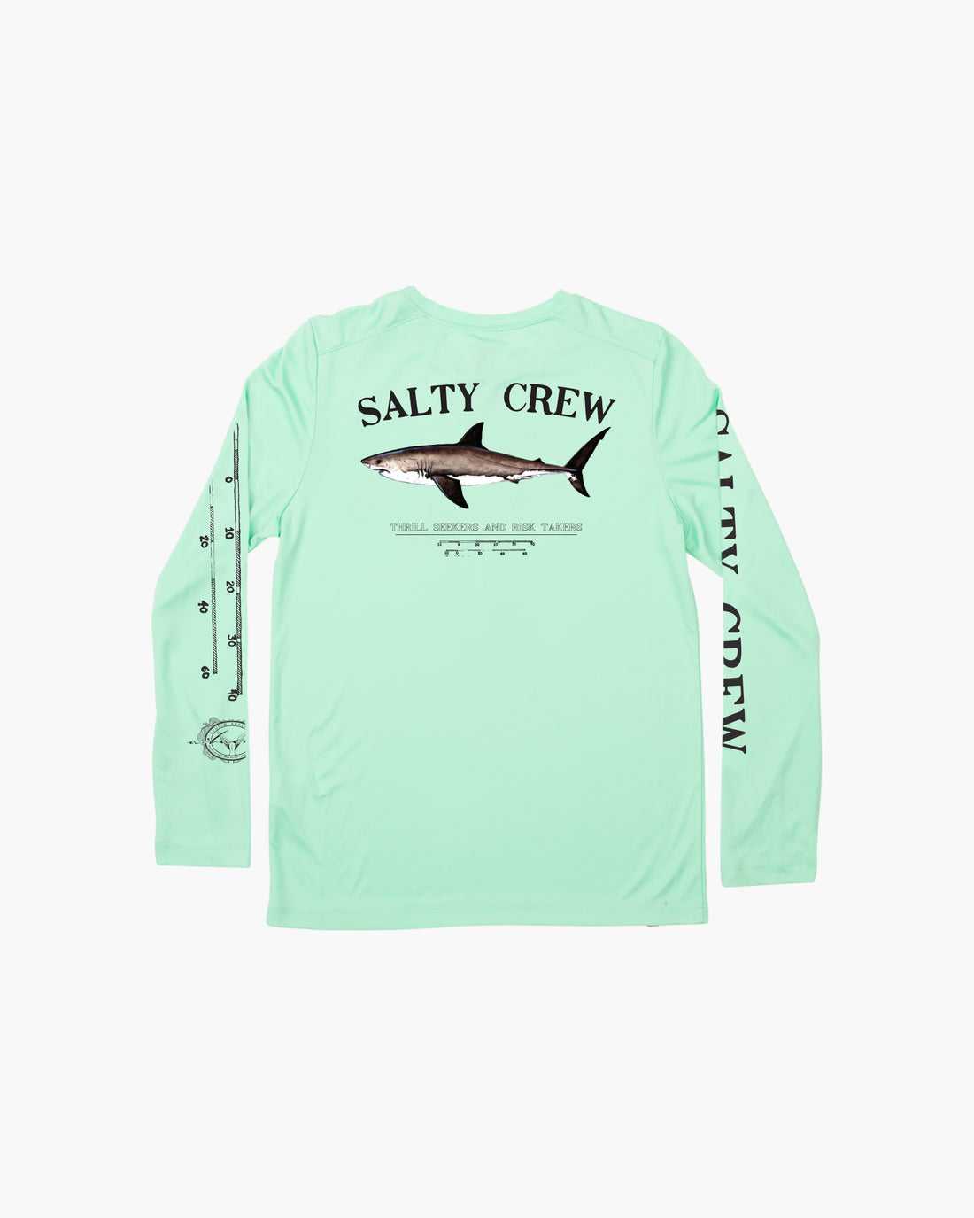 Sea Foam Salty Crew Bruce L/S Sunshirt | 45FXTGKWH