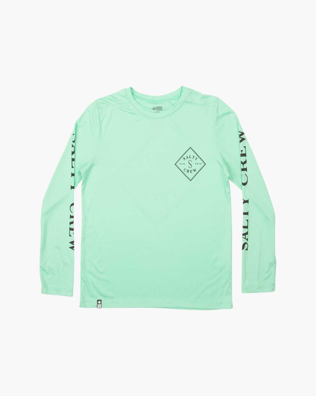 Sea Foam Salty Crew Tippet L/S Sunshirt | 25BCDSNQG