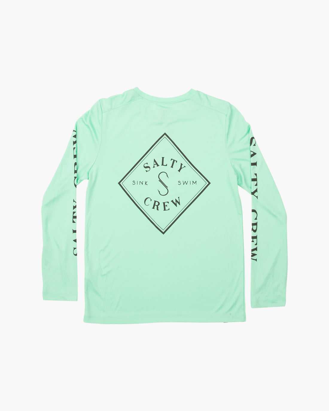 Sea Foam Salty Crew Tippet L/S Sunshirt | 25BCDSNQG