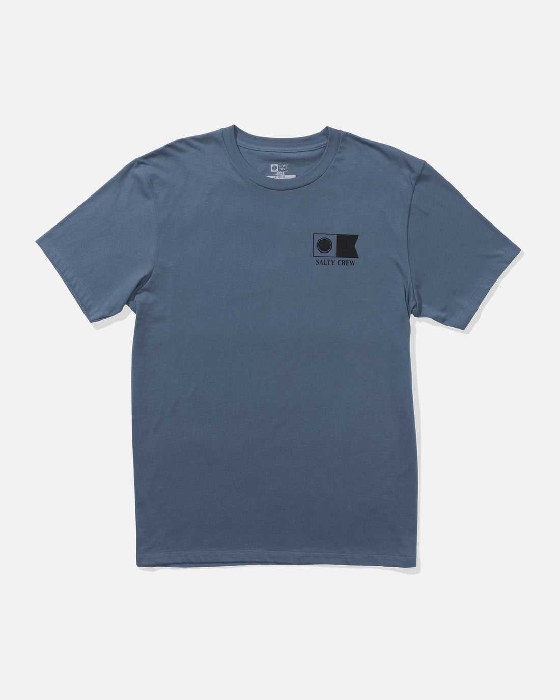 Slate Salty Crew Flagship Fill Premium Tee | 87OXHRKWJ