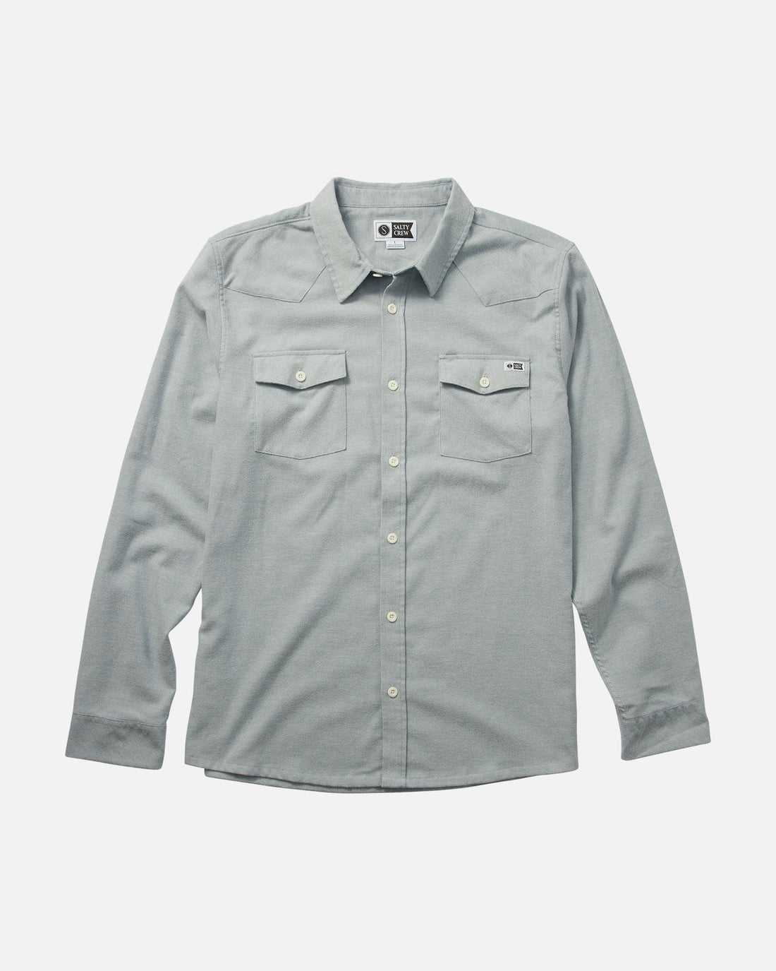 Slate Salty Crew Ranchero Flannel | 98OWMRUXZ