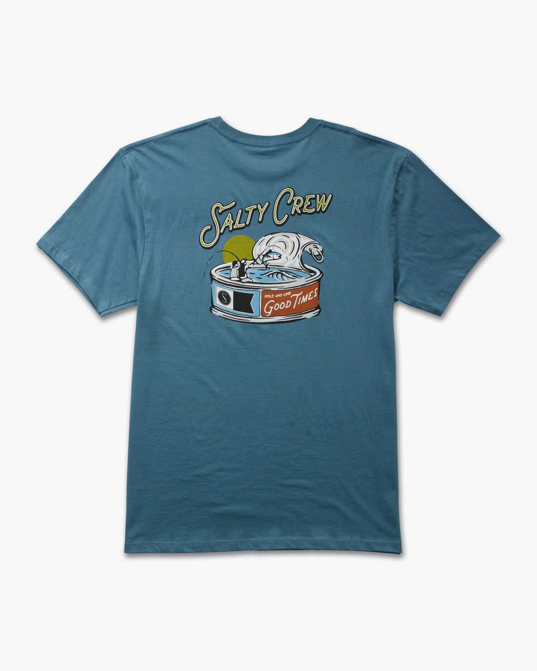 Slate Salty Crew Tuna Can Premium Tee | 73KASTGUW