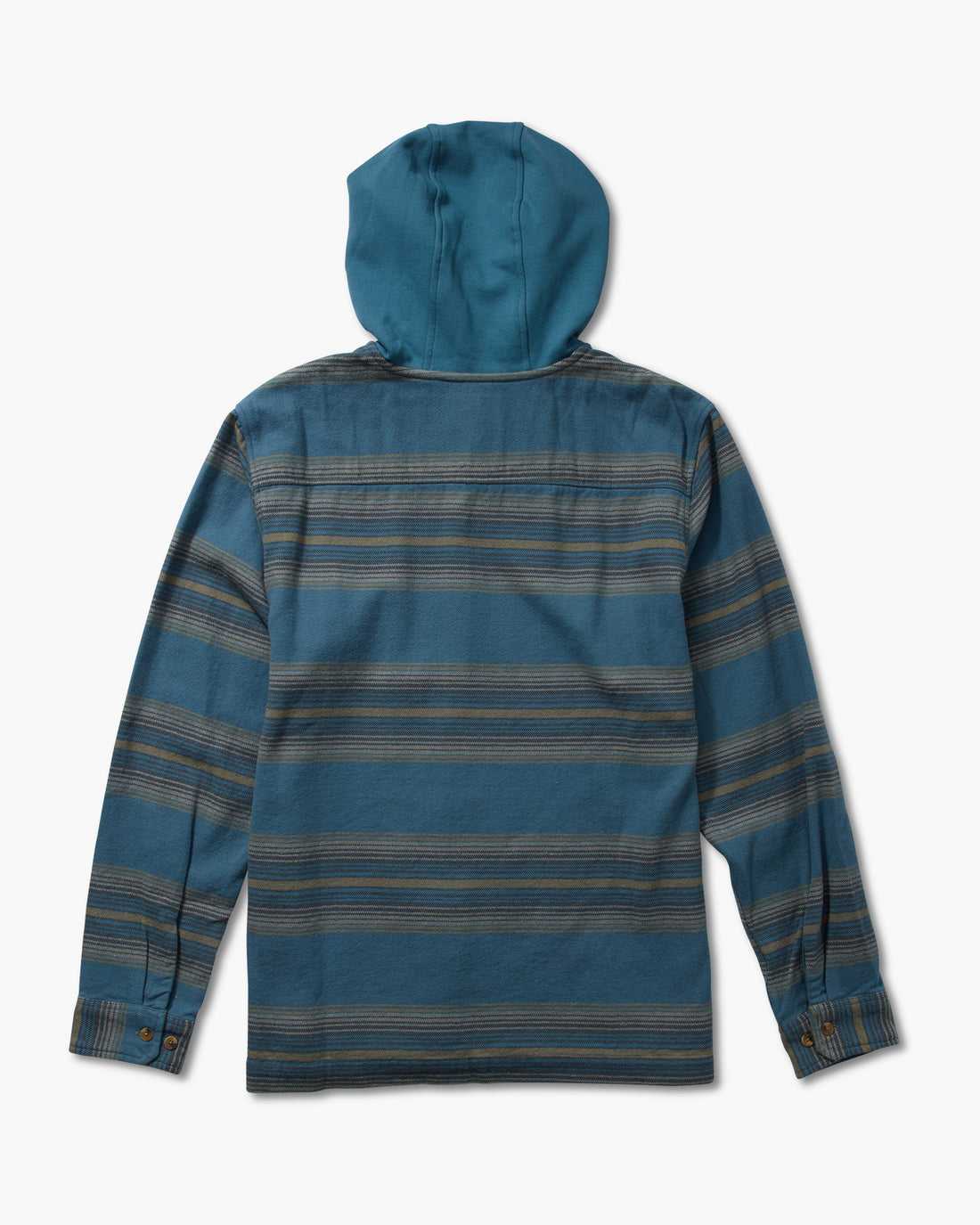 Steel Blue Salty Crew Outback Hooded Flannel | 72UAMEGQP