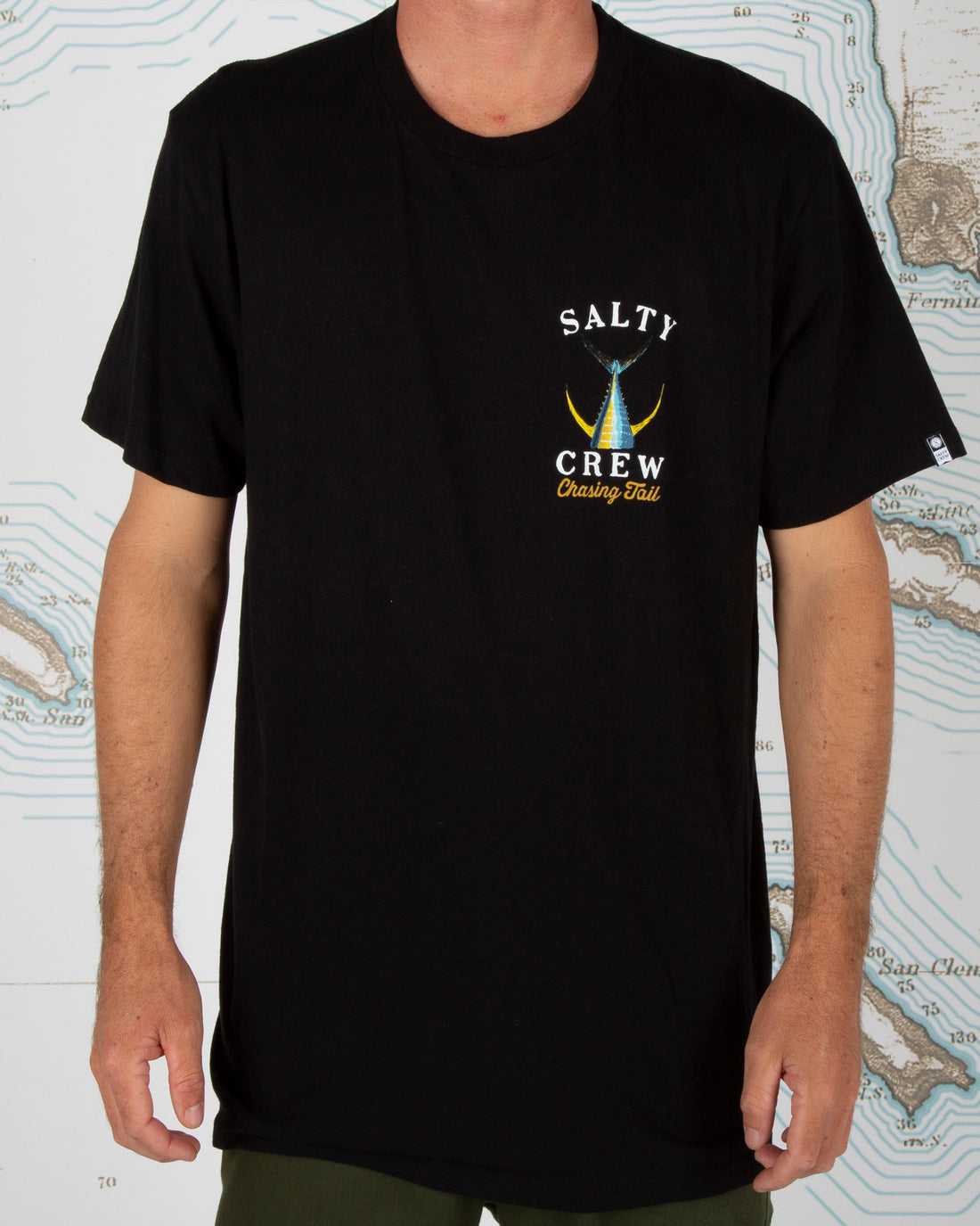 Tailed Black S/S Tee Salty Crew Tailed Classic Tee | 43FGRUEYN