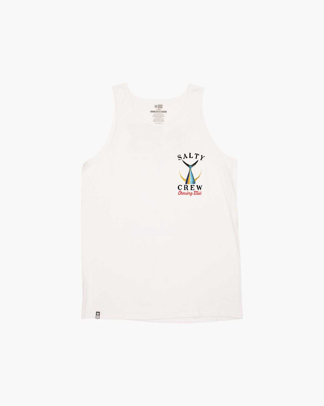 Tailed White Tank Salty Crew Tailed Tank | 26CXWVHQK