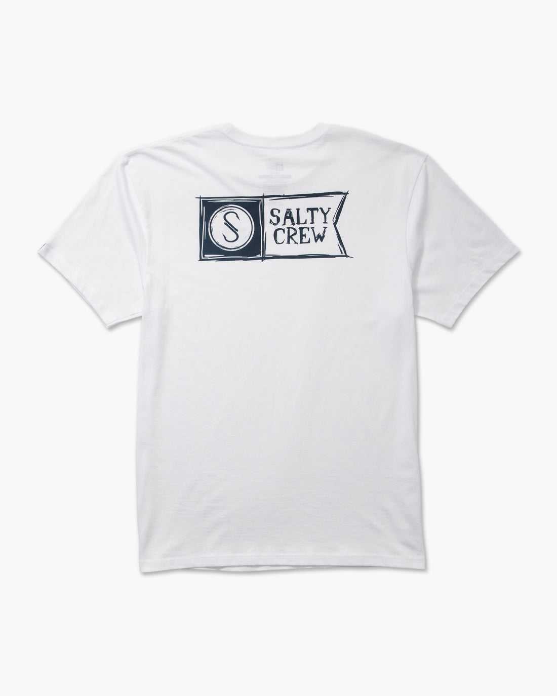 White Salty Crew Sketchy Alpha Premium Tee | 64QTURVOY