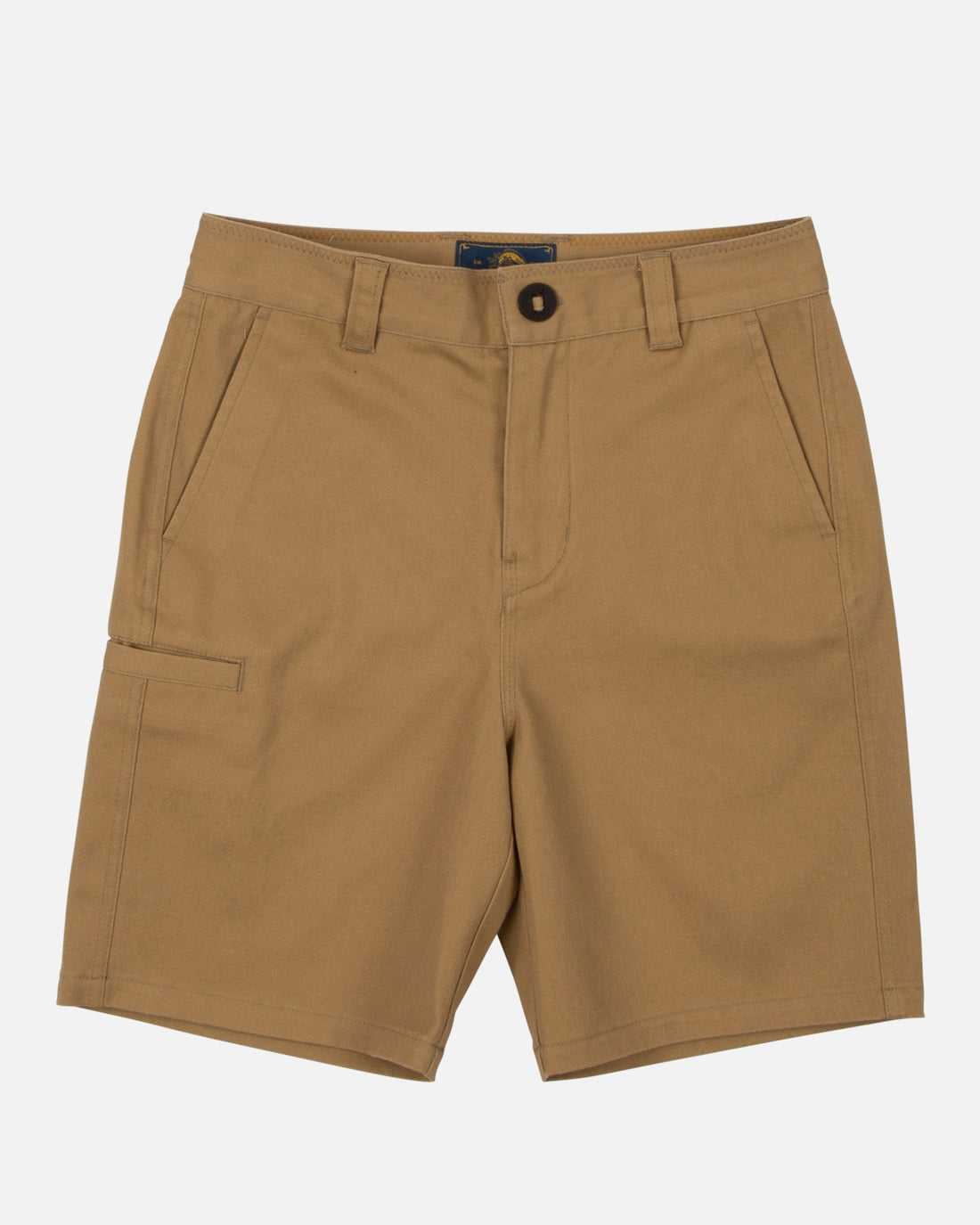 Workwear Brown Salty Crew Deckhand Chino Short | 57PWXYBJM